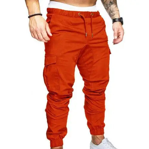 50%HOT2022 New Men's Casual Jogging Pants Solid Color Pocket Pants Sports Pants Men's Trousers Street Hip Halen Jogging Pants Zen fit plus