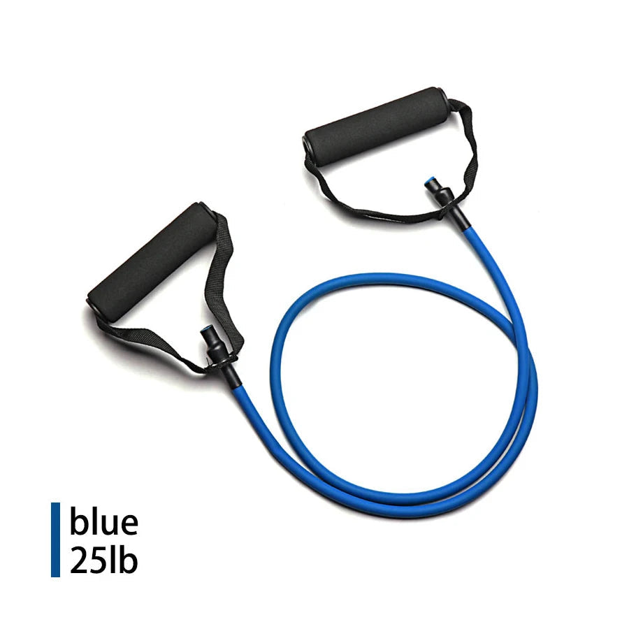 5 Levels Resistance Bands with Handles Training Exercise Tube Band Pull Rope Fitness  Elastic Bands Workouts Strength Equipment Zen fit plus