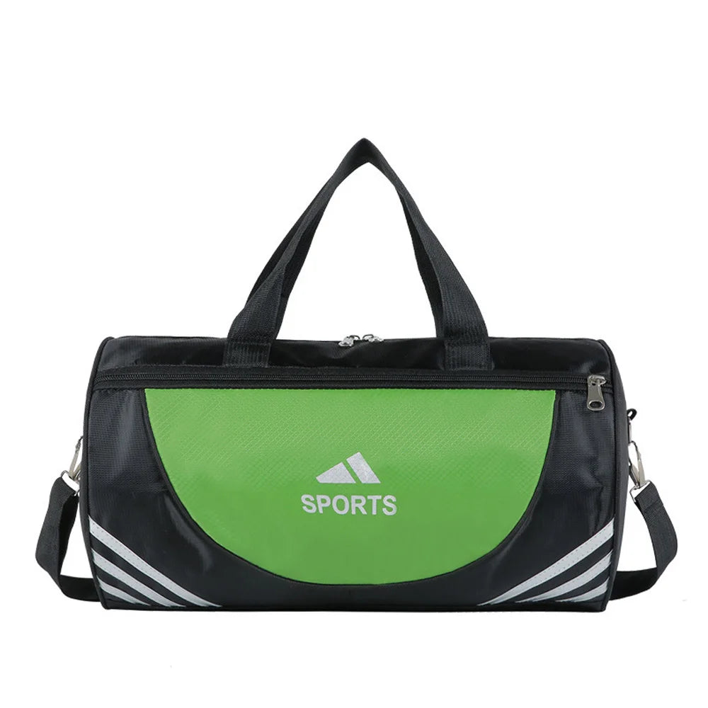 Waterproof Nylon Gym Bags Outdoor Yoga Sports Training Handbag Men Women Fitness Travel Storage Crossbody Sport Bags Zen fit plus