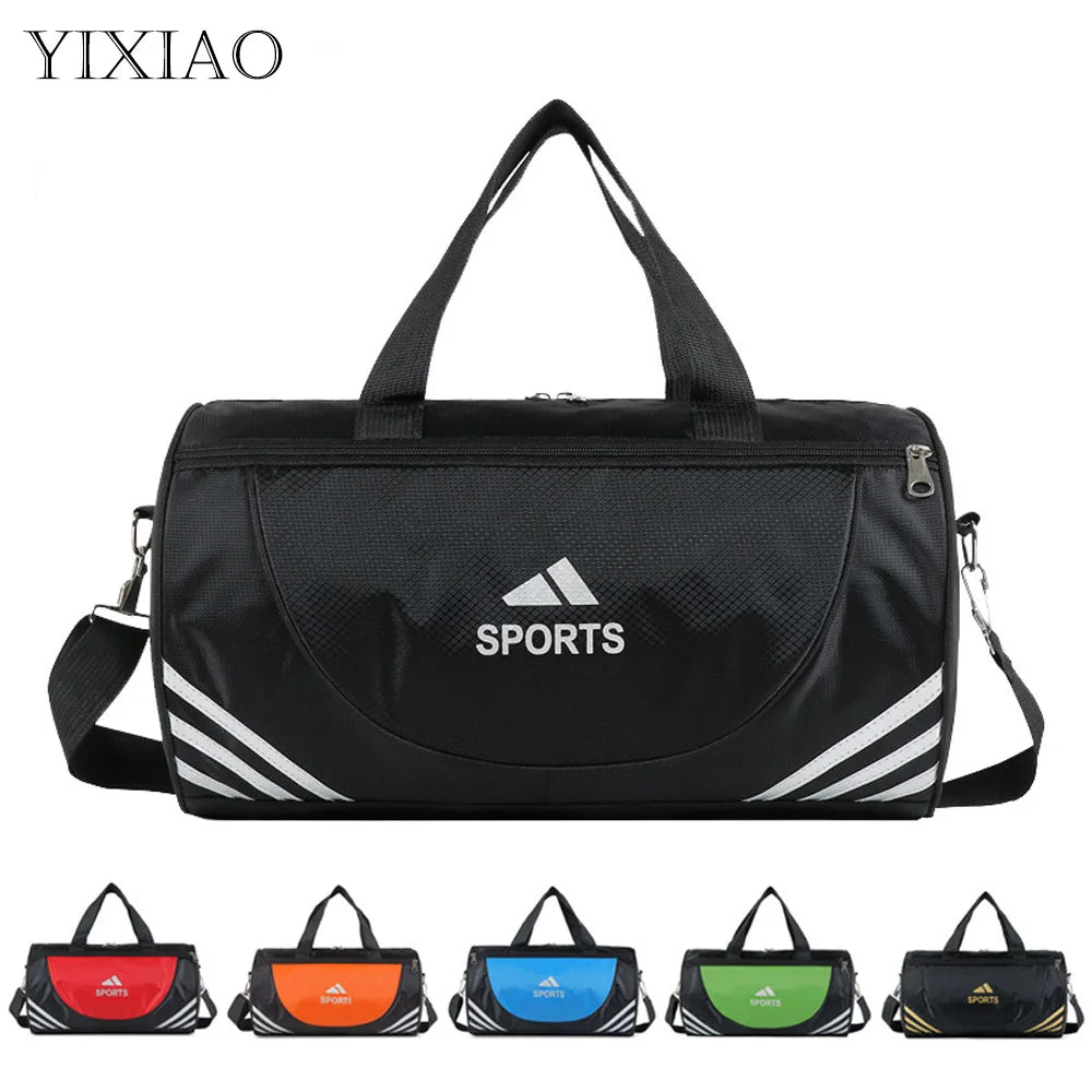 Waterproof Nylon Gym Bags Outdoor Yoga Sports Training Handbag Men Women Fitness Travel Storage Crossbody Sport Bags Zen fit plus