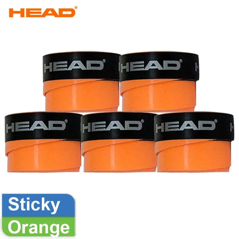 5Pcs HEAD Tennis Overgrip PU HEAD Tennis Racket Overgrip Absorption Grip Badminton Racket Handle Grip Tennis Grip Padel Tape Zen Fit Plus