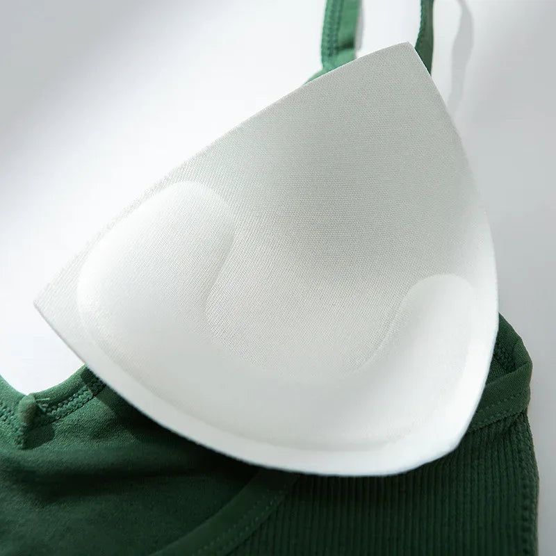 Women Sexy Crop Tops Tube Top Bra Female Streetwear Sleeveless Camis Seamless Sport Lingerie Tee Crop Top Bandeau Top Tanks - Zen Fit Plus