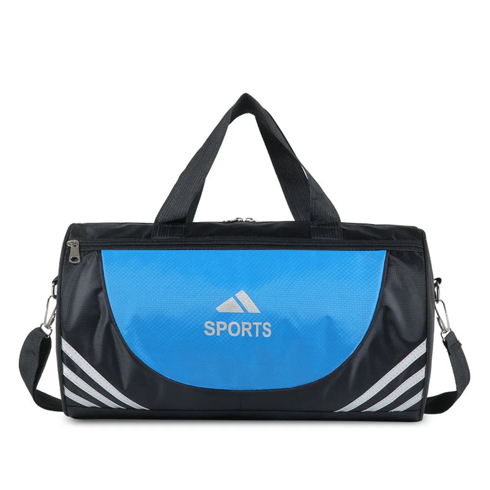Waterproof Nylon Gym Bags Outdoor Yoga Sports Training Handbag Men Women Fitness Travel Storage Crossbody Sport Bags Zen fit plus