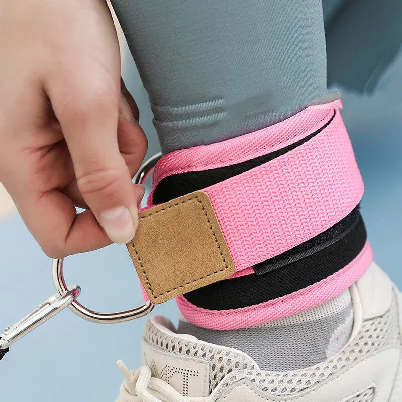 Fitness Ankle Straps Adjustable D-Ring Foot Support Cuffs Gym Leg Strength Workouts Pulley With Buckle Sports Feet Guard - Zen Fit Plus