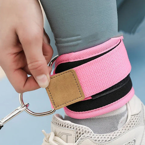 Fitness Ankle Straps Adjustable D-Ring Foot Support Cuffs Gym Leg Strength Workouts Pulley With Buckle Sports Feet Guard - Zen Fit Plus