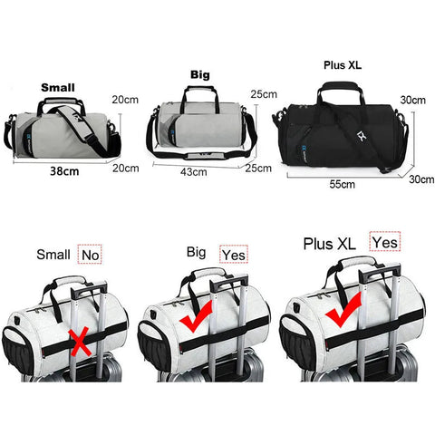 Men Gym Bag Dry Wet For Yoga Women Training Tas Travel Sac De Sport Outdoor Swim Women Shoes Fitness Weekender Shoulder Handbags Zen fit plus