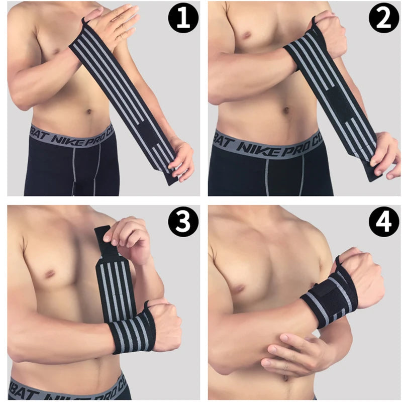 Weight Lifting Elastic Wristband Breathable Wrist Wraps Bandage for Gym Fitness Weightlifting Powerlifting Wrist Brace Support Zen fit plus