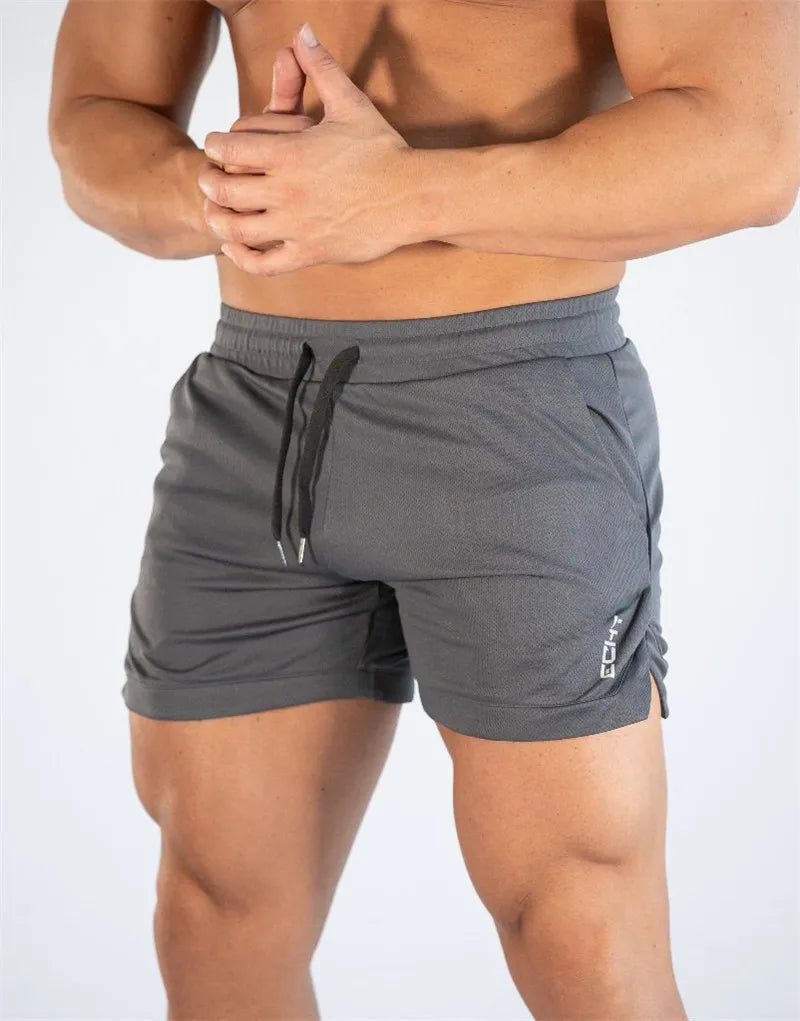 GITF Mens Gym Training Shorts Men Sports Casual Clothing Fitness Workout Running Grid quick-drying compression Shorts Athletics Zen fit plus