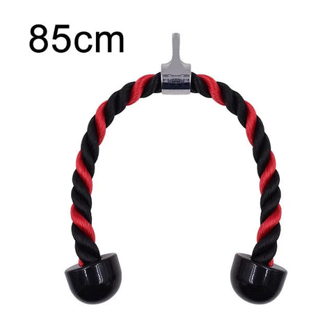Gym Tricep Rope Pull Down Cable Rope Tricep Cord Pulldown Workout Exercise Back Fitness Strength Bodybuilding Training Equipment Zen fit plus