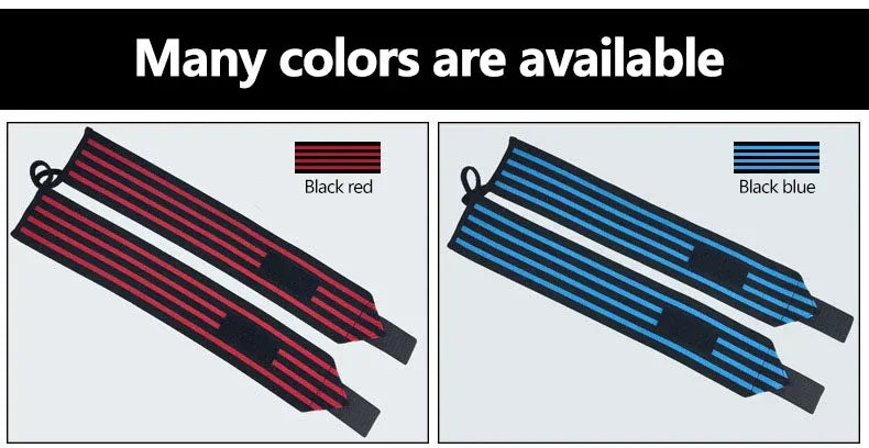 Weight Lifting Elastic Wristband Breathable Wrist Wraps Bandage for Gym Fitness Weightlifting Powerlifting Wrist Brace Support - Zen Fit Plus