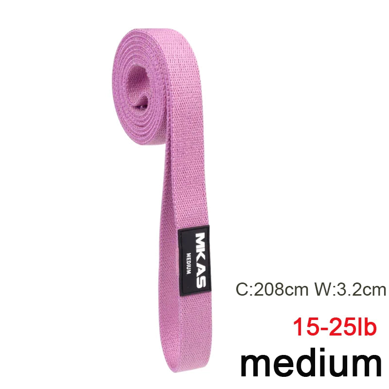 Long Booty Band Hip Circle Loop Resistance Band Workout Exercise for Legs Thigh Glute Butt Squat Non-slip Design Zen fit plus