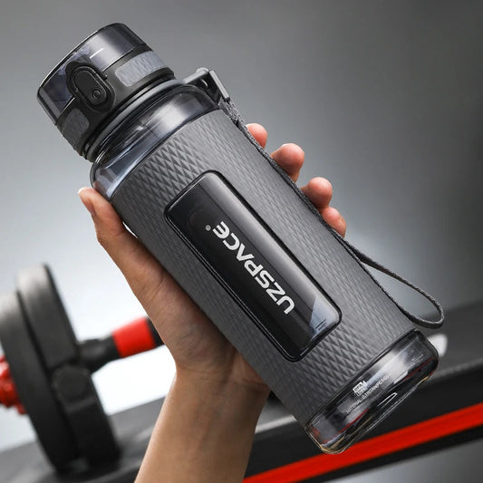 UZSPACE Sport Water Bottles BPA Free Portable Gym Anti-fall Leak-proof Large Capacity Fitness Kettle Tritan Plastic Drink Bottle Zen fit plus