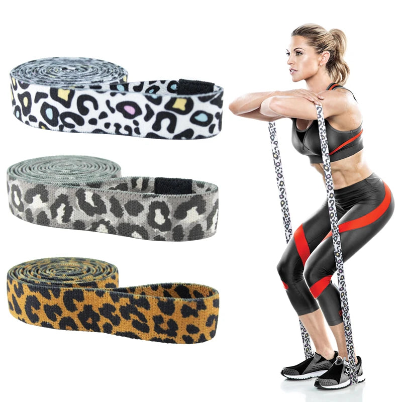 Long Booty Band Hip Circle Loop Resistance Band Workout Exercise for Legs Thigh Glute Butt Squat Non-slip Design Zen fit plus