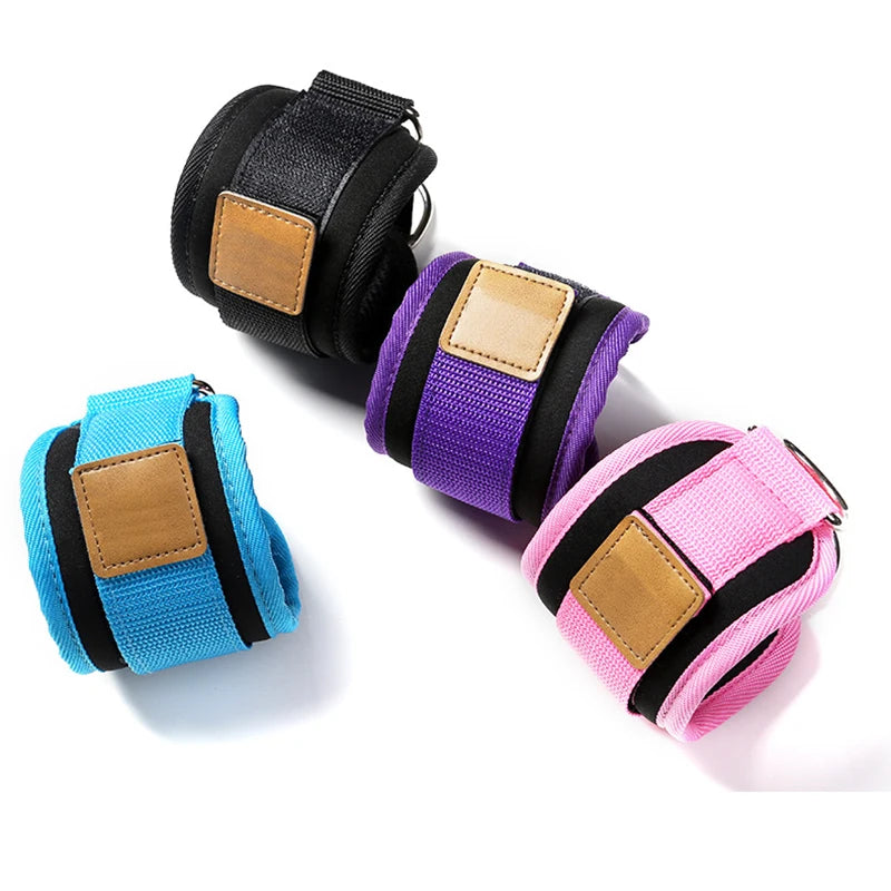 Fitness Ankle Straps Adjustable D-Ring Foot Support Cuffs Gym Leg Strength Workouts Pulley With Buckle Sports Feet Guard Zen fit plus