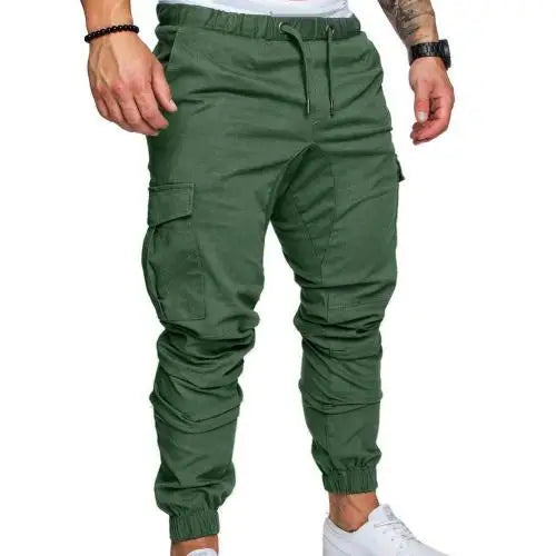 50%HOT2022 New Men's Casual Jogging Pants Solid Color Pocket Pants Sports Pants Men's Trousers Street Hip Halen Jogging Pants Zen fit plus