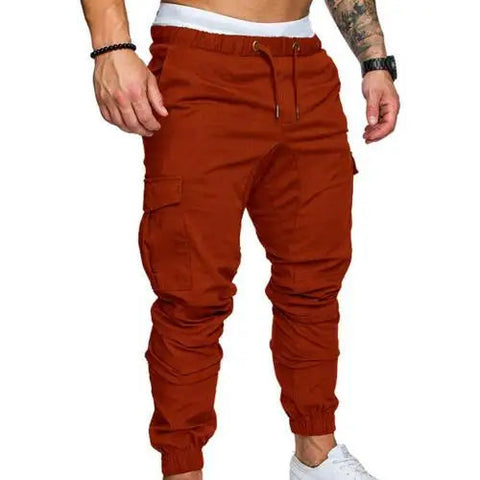50%HOT2022 New Men's Casual Jogging Pants Solid Color Pocket Pants Sports Pants Men's Trousers Street Hip Halen Jogging Pants Zen fit plus
