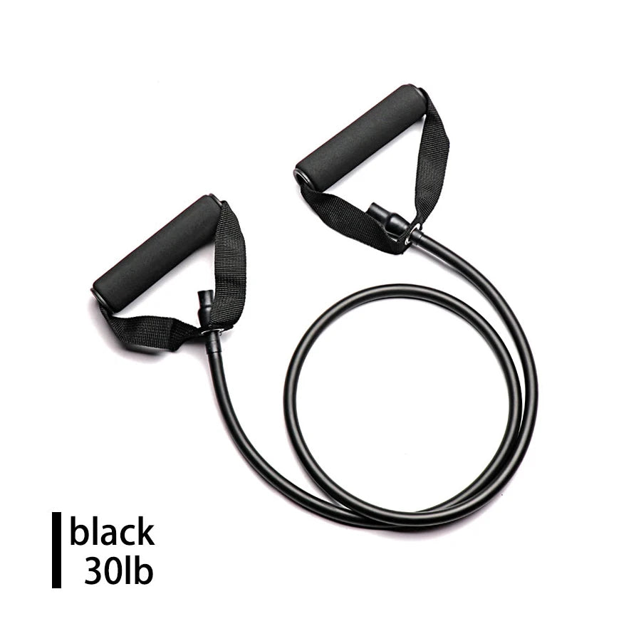 5 Levels Resistance Bands with Handles Training Exercise Tube Band Pull Rope Fitness  Elastic Bands Workouts Strength Equipment Zen fit plus