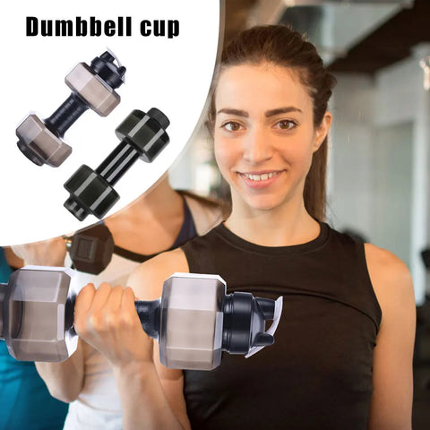 2.6L Large Capacity Dumbbells Cold Water Bottle Outdoor Running Bicycle Cycling Gym Fitness Sport Shaker Leak-proof Kettle Zen fit plus