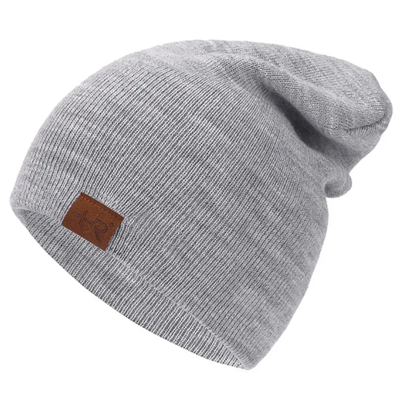 Unisex Beanie Hat URGENTMAN Casual Beanie For Men & Women Warm Soft Knitted Hat Stylish Plain Daily Winter Hat - Zen Fit Plus