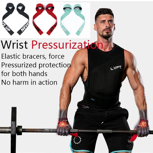 Fitness Lifting Wrist Strap Brace for Weightlifting Crossfit Bodybuilding Support Kettlebell Dumbbell Weights Strength Workout Zen Fit Plus