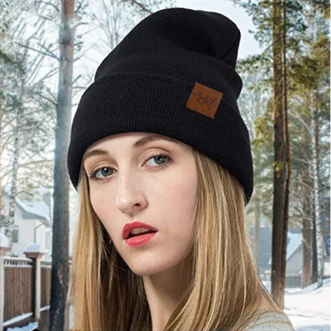 Unisex Beanie Hat URGENTMAN Casual Beanie For Men & Women Warm Soft Knitted Hat Stylish Plain Daily Winter Hat - Zen Fit Plus