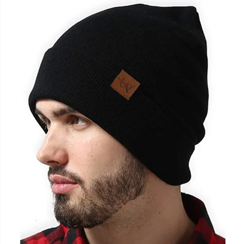 Unisex Beanie Hat URGENTMAN Casual Beanie For Men & Women Warm Soft Knitted Hat Stylish Plain Daily Winter Hat - Zen Fit Plus
