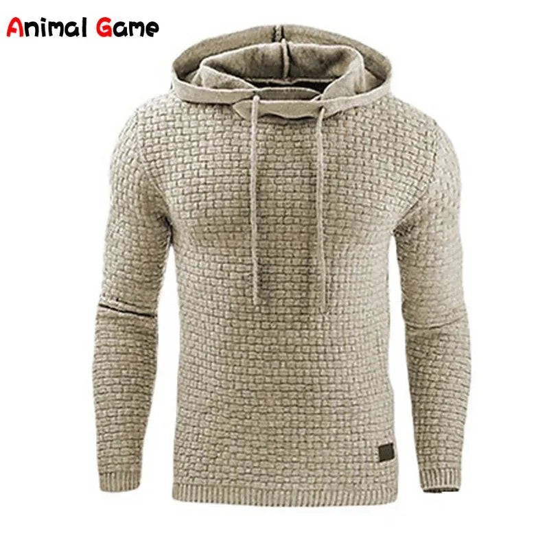 Warm Men's Solid Color Casual Hoodie Oversize Sweatshirt Sweatshirt With Zipper Paired Hoodies and Hoodies Women Man Sweatshirts - Zen Fit Plus