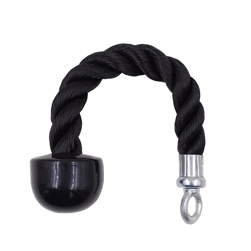 Gym Tricep Rope Pull Down Cable Rope Tricep Cord Pulldown Workout Exercise Back Fitness Strength Bodybuilding Training Equipment Zen fit plus