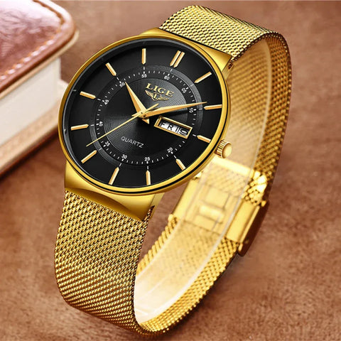 LIGE sport wrist watch