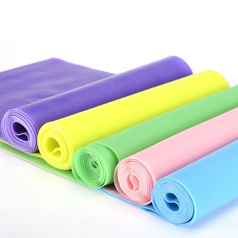 Sports Resistance Bands Pilates Strength Conditioning Workout Yoga Fitness Training Gym Equipment Latex Elastic Rubber Loops Zen fit plus