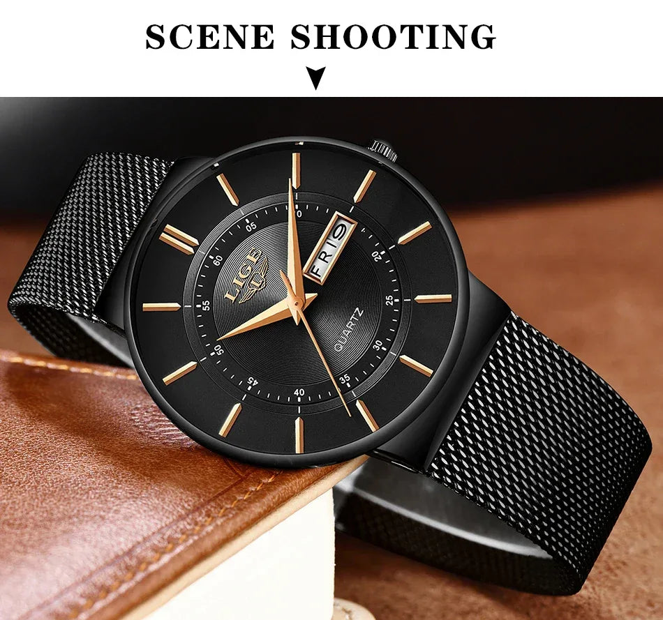 LIGE sport wrist watch
