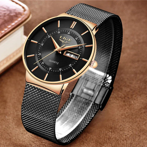LIGE sport wrist watch