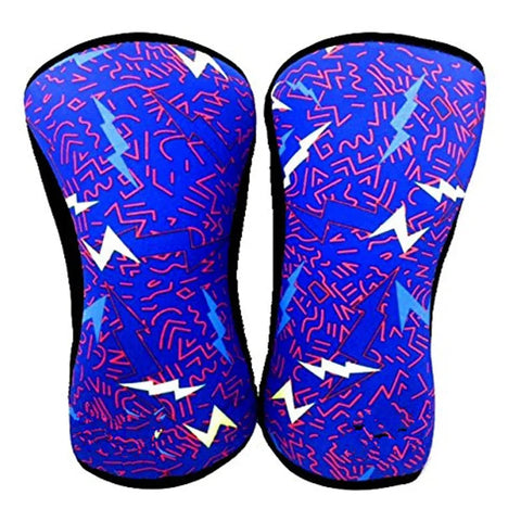 Knee Sleeves for Weightlifting (1 Pair) Premium Support & Compression - Powerlifting & Crossfit - 7mm Neoprene Sleeve Zen fit plus