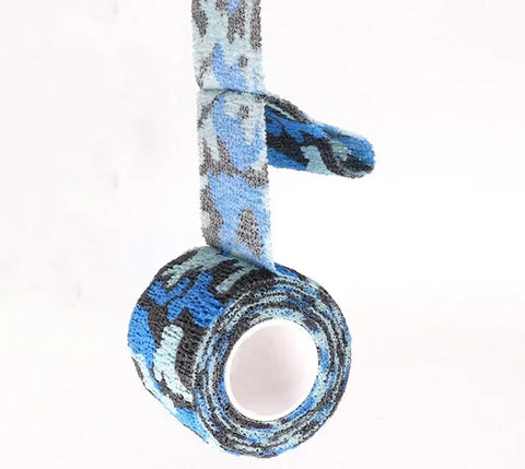 4.8m Camouflage Elastic Bandage Wrap Tape Hunt Disguise Self Adhesive Sports Protector Knee Finger Ankle Athletic Bands - Zen Fit Plus