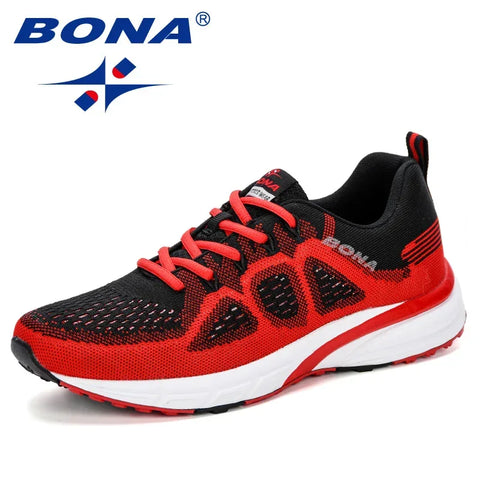 BONA Sneakers Men Shoes Sport Mesh Trainers Lightweight Baskets Femme Running Shoes Outdoor Athletic Shoes Men - Zen Fit Plus