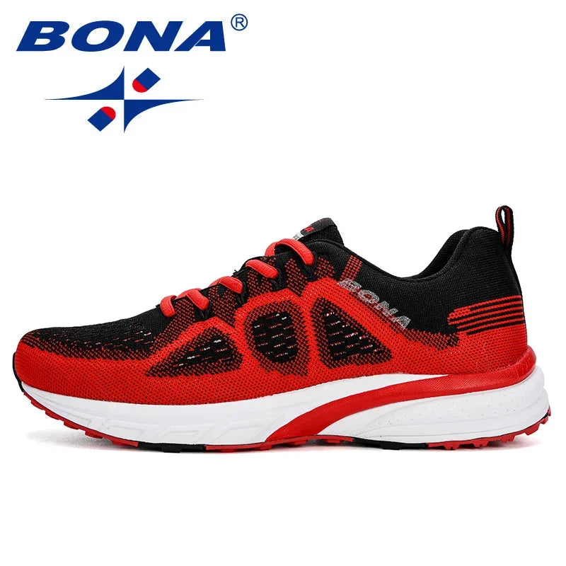 BONA Sneakers Men Shoes Sport Mesh Trainers Lightweight Baskets Femme Running Shoes Outdoor Athletic Shoes Men - Zen Fit Plus
