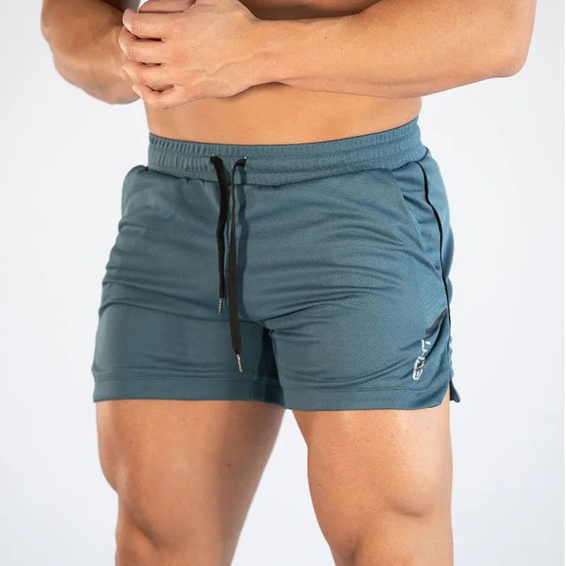 GITF Mens Gym Training Shorts Men Sports Casual Clothing Fitness Workout Running Grid quick-drying compression Shorts Athletics Zen fit plus