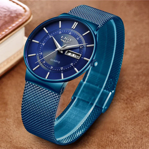 LIGE sport wrist watch