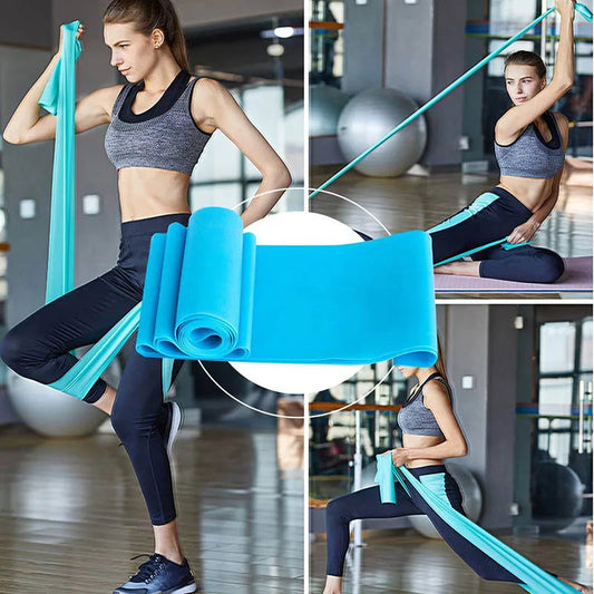 Sports Resistance Bands Pilates Strength Conditioning Workout Yoga Fitness Training Gym Equipment Latex Elastic Rubber Loops Zen fit plus