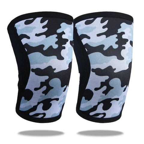 Knee Sleeves for Weightlifting (1 Pair) Premium Support & Compression - Powerlifting & Crossfit - 7mm Neoprene Sleeve Zen fit plus