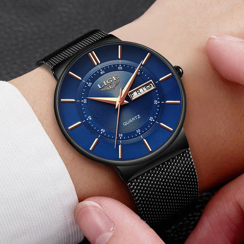 LIGE sport wrist watch