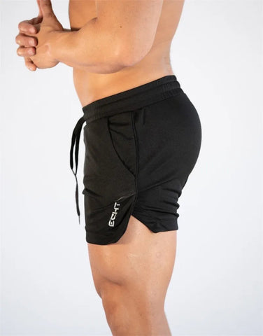 GITF Mens Gym Training Shorts Men Sports Casual Clothing Fitness Workout Running Grid quick-drying compression Shorts Athletics Zen fit plus