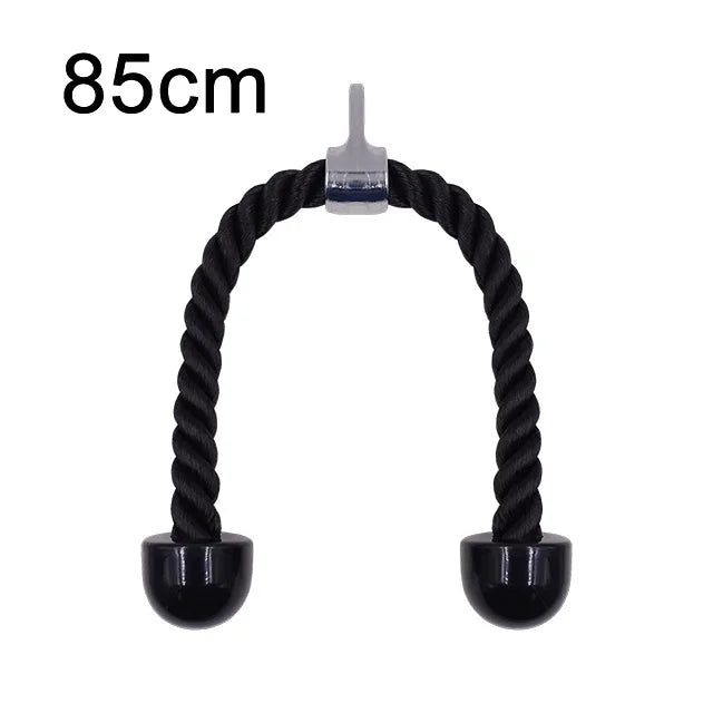 Gym Tricep Rope Pull Down Cable Rope Tricep Cord Pulldown Workout Exercise Back Fitness Strength Bodybuilding Training Equipment Zen fit plus