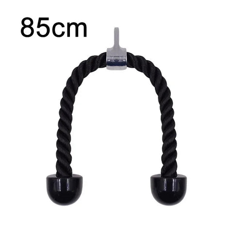 Gym Tricep Rope Pull Down Cable Rope Tricep Cord Pulldown Workout Exercise Back Fitness Strength Bodybuilding Training Equipment Zen fit plus