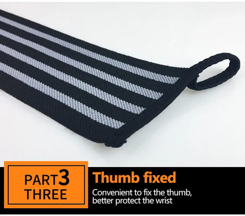 Weight Lifting Elastic Wristband Breathable Wrist Wraps Bandage for Gym Fitness Weightlifting Powerlifting Wrist Brace Support - Zen Fit Plus