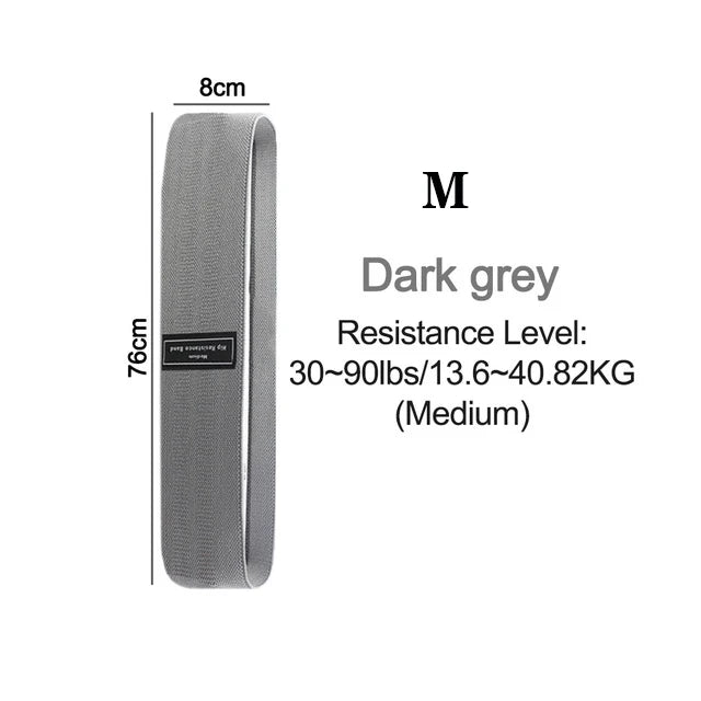 Fitness Resistance Band Buttocks Expansion Fitness Cloth Rubber Band Elastic Expander Suitable For Home Exercise Sport Equipment Zen fit plus