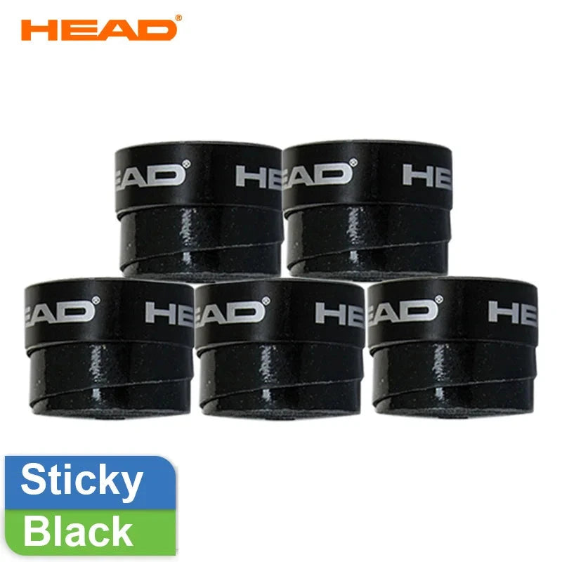 5Pcs HEAD Tennis Overgrip PU HEAD Tennis Racket Overgrip Absorption Grip Badminton Racket Handle Grip Tennis Grip Padel Tape Zen Fit Plus