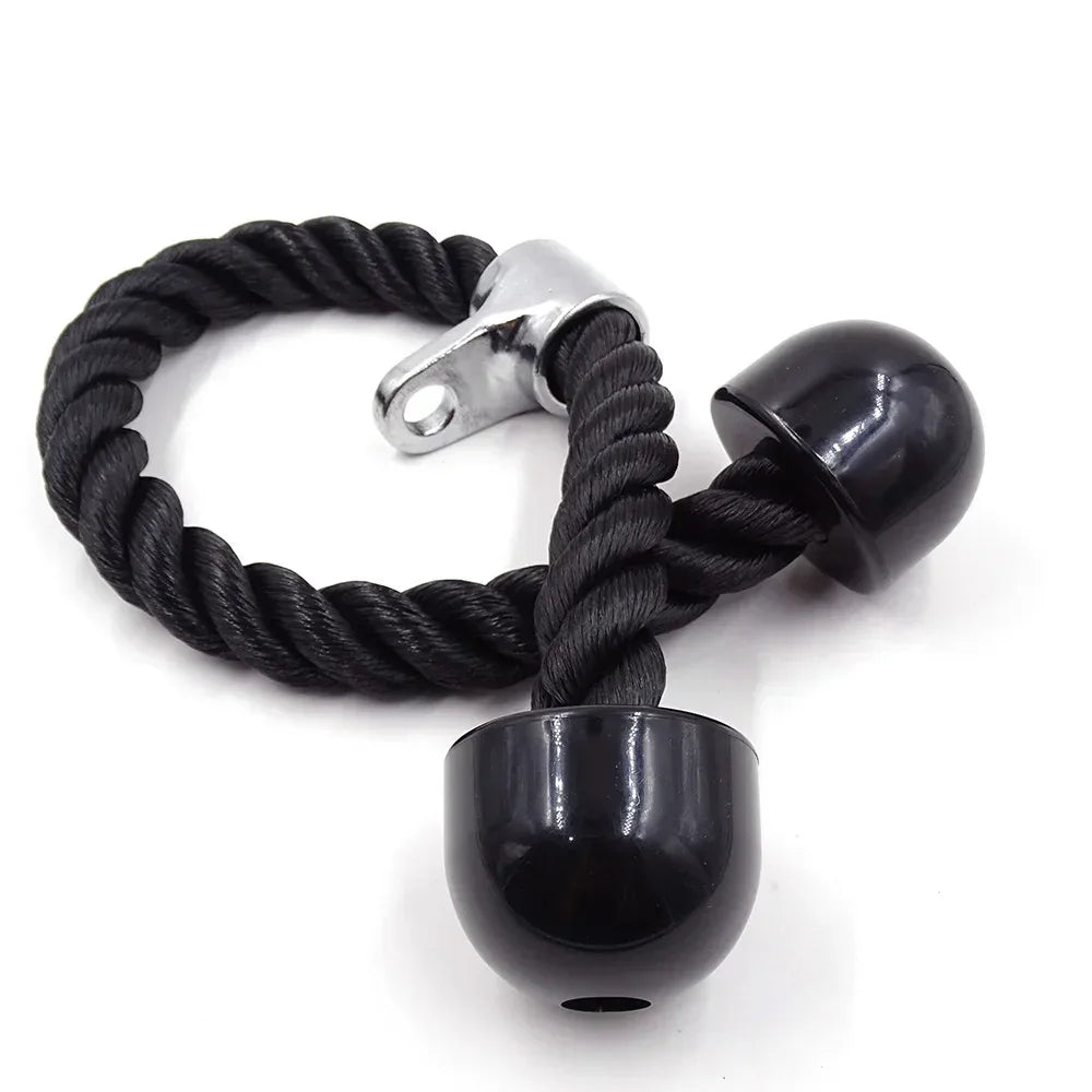 Gym Tricep Rope Pull Down Cable Rope Tricep Cord Pulldown Workout Exercise Back Fitness Strength Bodybuilding Training Equipment - Zen Fit Plus