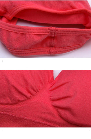 Women Wireless Sports Bra Fitness Running Vest Gym Workout Underwear Padded Tops Bralette Breathable Brassiere Push Up Bras - Zen Fit Plus