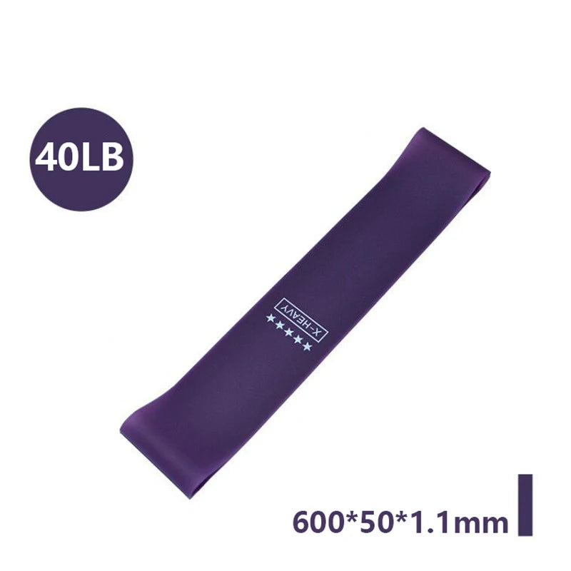 Portable Fitness Workout Equipment Rubber Resistance Bands Yoga Gym Elastic Gum Strength Pilates Crossfit Women Weight Sports Zen fit plus